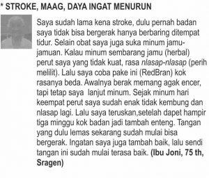 testimoni stroke